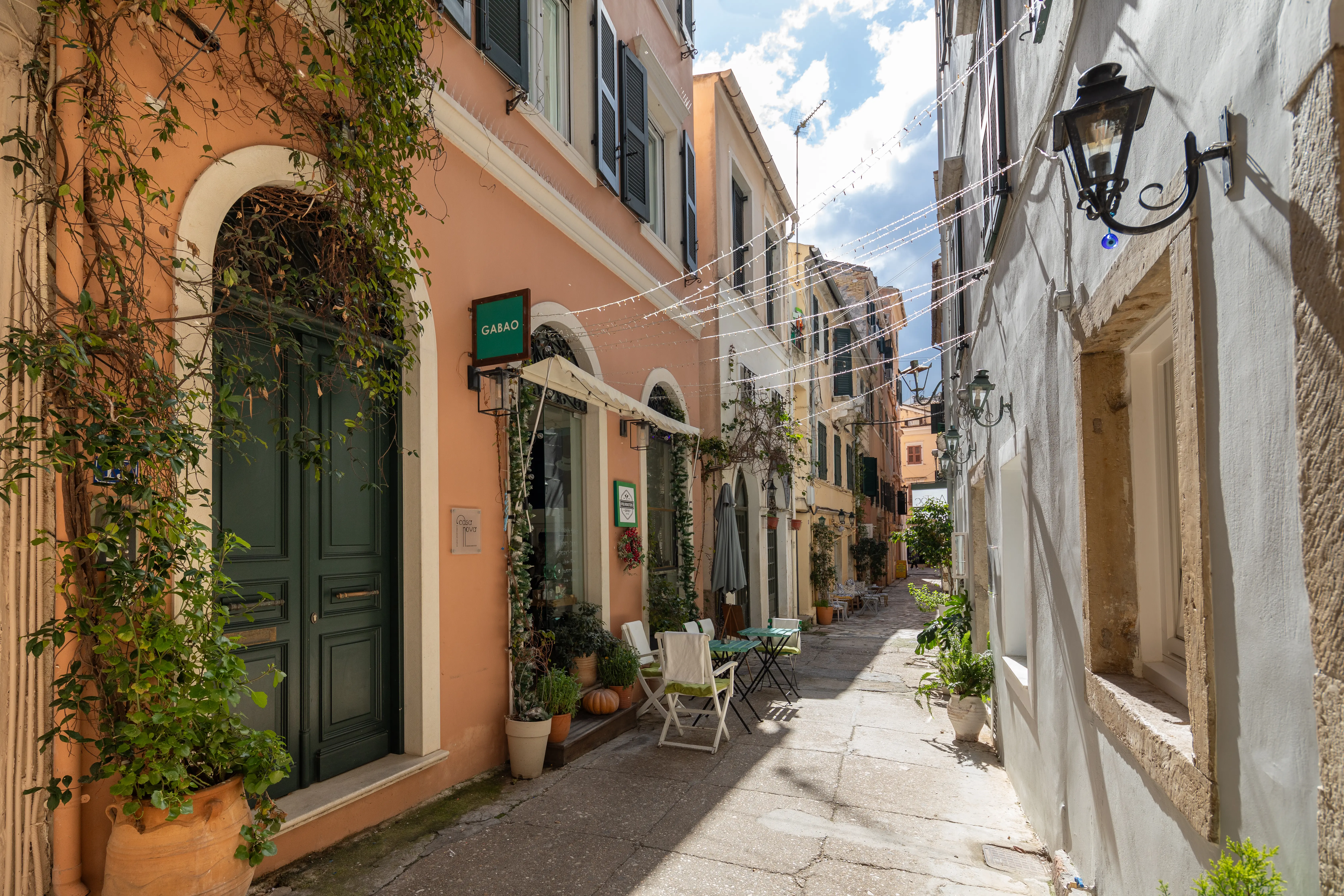CasaNova exterior facade Corfu Old Town